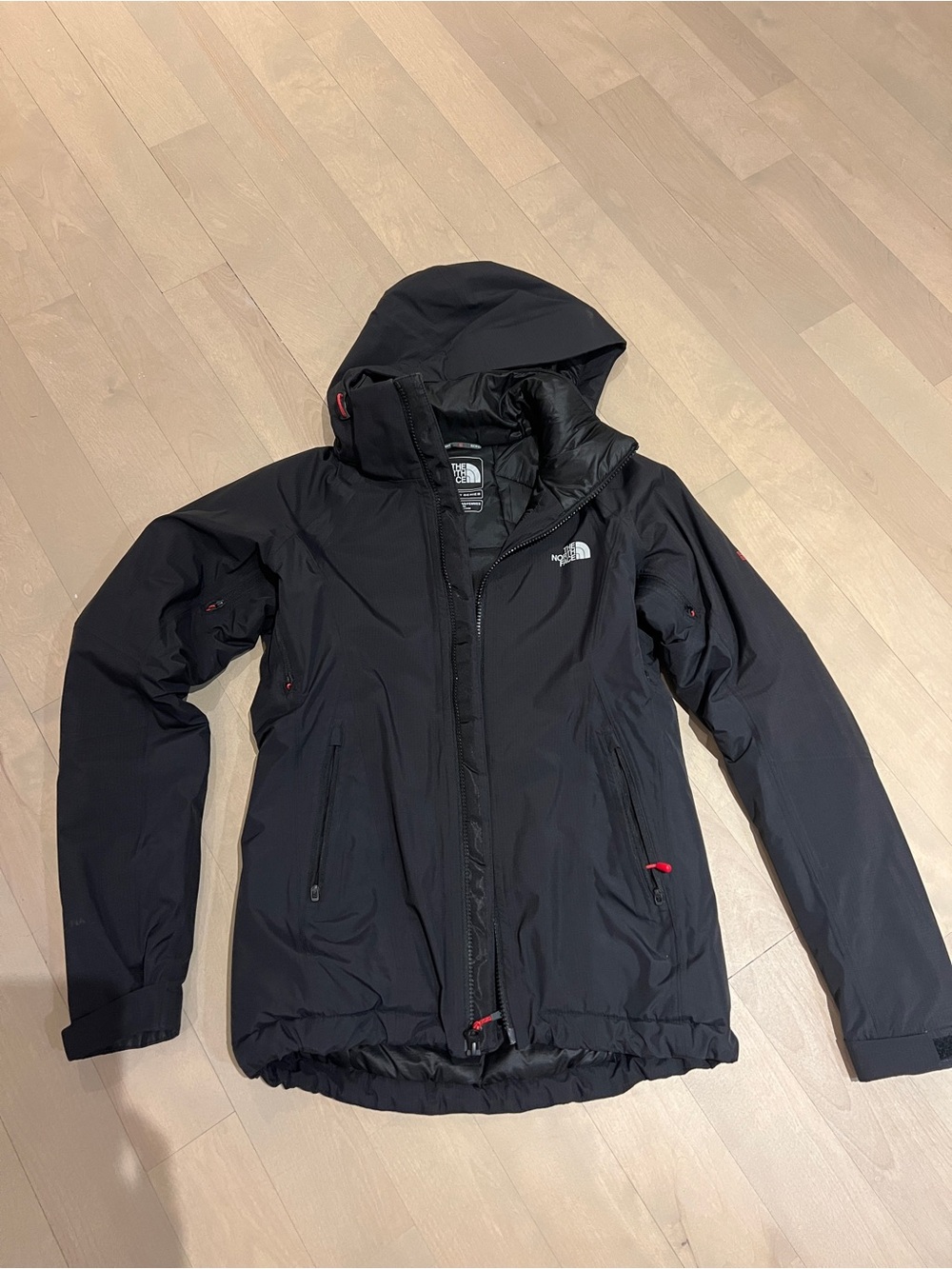 The North Face Women's Black Hooded Ski Jacket
